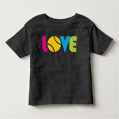 Cute Tennis LOVE - Kinder Shirts (Voorkant)