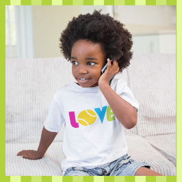 Cute Tennis LOVE - Kinder Shirts