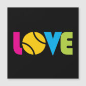 Cute Tennis LOVE - magnetische kaart (Voorkant)