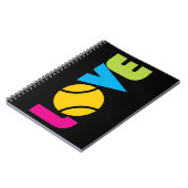 Cute Tennis LOVE - Notitieboek (Linkerzijde)