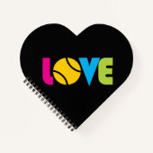 Cute Tennis LOVE - Notitieboek (Voorkant)