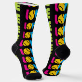 Cute Tennis LOVE - Sokken (Gebogen)