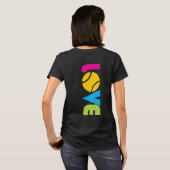 Cute Tennis LOVE - T-Shirt (Achterkant volledig)
