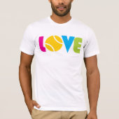Cute Tennis LOVE - volwassene T-shirt (Voorkant)