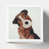 Cute Terrier Dog Bedankdoosjes (Bovenkant)