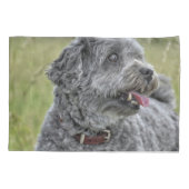 Cute Terrier Dog Kussensloop (Achterkant)