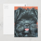 Cute Terrier Dog Painting Briefkaart (Voorkant / Achterkant)