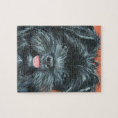 Cute Terrier Dog Painting Legpuzzel (Horizontaal)