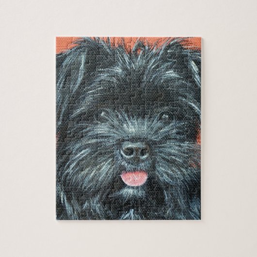Cute Terrier Dog Painting Legpuzzel (Verticaal)