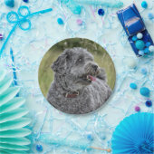 Cute Terrier Dog Papieren Bordje (Feest)