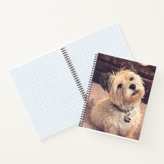 Cute Terrier Dog Small Notepad Notitieboek (Binnen)