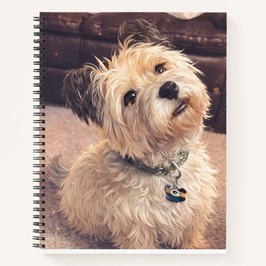 Cute Terrier Dog Small Notepad Notitieboek (Voorkant)