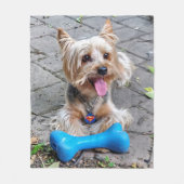 Cute Terrier Fleece Deken (Voorkant)