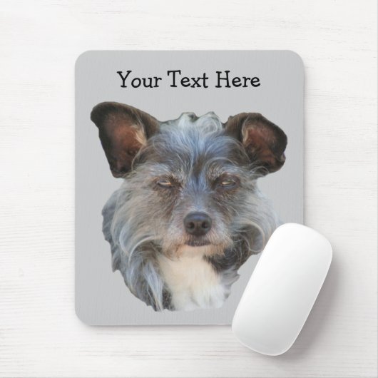 Cute Terrier Mixed Breed Mutt Dog Mousepad Muismat (Met muis)