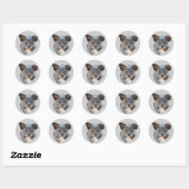 Cute terrier Mixed Breed Mutt Dog Sticker (Vel)