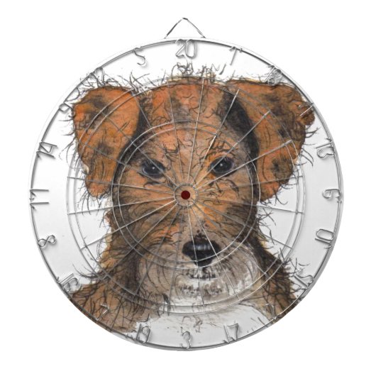 Cute Terrier puppy Dartbord (Voorkant)