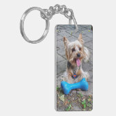 Cute Terrier Sleutelhanger (Voorkant Links)
