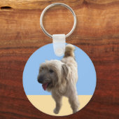 Cute Terrier Sleutelhanger (Voorkant)