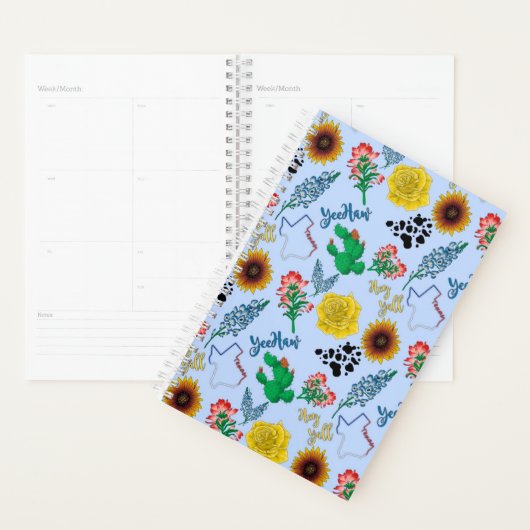 Cute Texas Pattern Planner (Display)