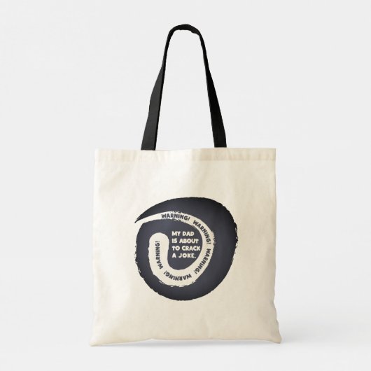 Cute Text Design Mijn vader staat op het punt een  Tote Bag (Achterkant)