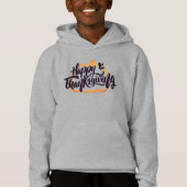 Cute Text on pumpkin for Thanksgiving Hoodie (Voorkant)