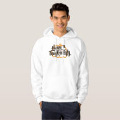 Cute Text op pompoen voor Thanksgiving Hoodie (Voorkant volledig)