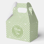 Cute Thank You Birthday Name Any Age Pretty Green Bedankdoosjes (Voorkant)