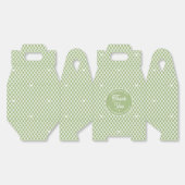 Cute Thank You Birthday Name Any Age Pretty Green Bedankdoosjes (Ongevouwen)