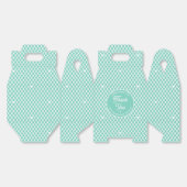 Cute Thank You Birthday Name Any Age Pretty Mint Bedankdoosjes (Ongevouwen)