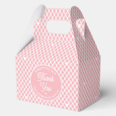 Cute Thank You Birthday Name Any Age Pretty Pink Bedankdoosjes (Voorkant)