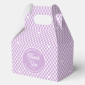 Cute Thank You Birthday Name Any Age Pretty Purple Bedankdoosjes (Voorkant)