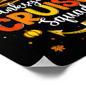 Cute Thanksgiving Cruise Squad Matching Family Vac Poster (Hoek)