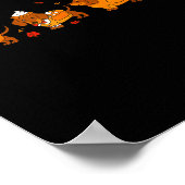 Cute Thanksgiving Dachshund Dogs Fall Gobble Prepp Poster (Hoek)