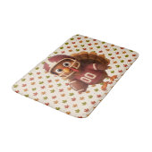 Cute Thanksgiving day football turkey Badmat (Gekanteld)