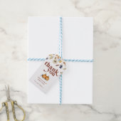 Cute Thanksgiving Friendsgiving Greetings Treat Cadeaulabel (Met Touw)
