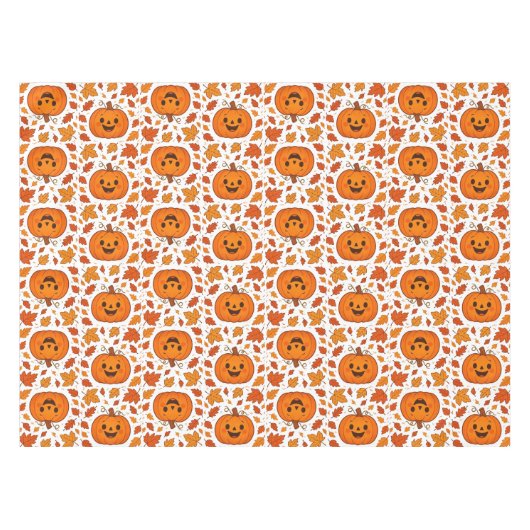 Cute Thanksgiving Tafelkleed (Voorkant (Horizontaal))