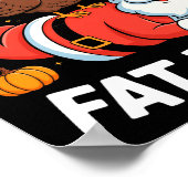 Cute Thanksgiving _ Turkey Design _ Wait Your Turn Poster (Hoek)