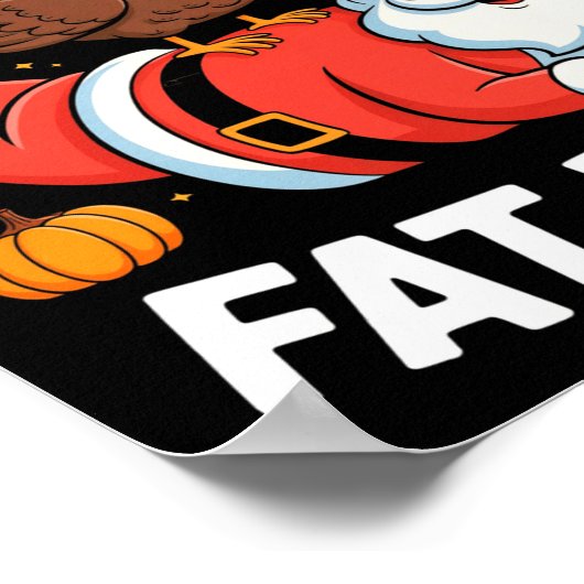 Cute Thanksgiving _ Turkey Design _ Wait Your Turn Poster (Hoek)