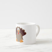 Cute Thanksgiving Turkije Espresso Kop (Voorkant rechts)