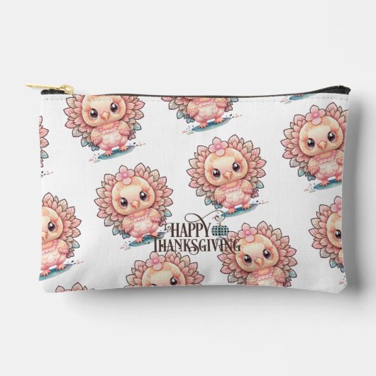Cute Thanksgiving Turkije Etui (Voorkant)