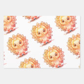 Cute Thanksgiving Turkije Inpakpapier Vel (Voorkant 2)