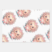 Cute Thanksgiving Turkije Inpakpapier Vel (Voorkant)