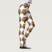 Cute Thanksgiving Turkije Leggings (Rechts)