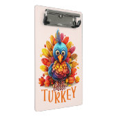 Cute Thanksgiving Turkije Mini Klembord (Schuin)