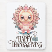 Cute Thanksgiving Turkije Muismat (Voorkant)