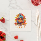Cute Thanksgiving Turkije Servet (Insitu)