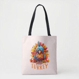 Cute Thanksgiving Turkije Tote Bag