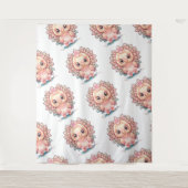 Cute Thanksgiving Turkije Wandkleed (Voorkant)