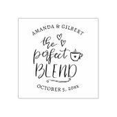 Cute The Perfect Blend Handwritten Script Rubberstempel (Afrduk)