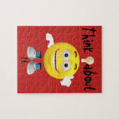 Cute Thinking Emoji Legpuzzel (Horizontaal)